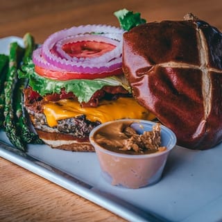 Peanut Butter Bacon Burger