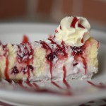 Red Oak Pub's White Chocolate Cheesecake